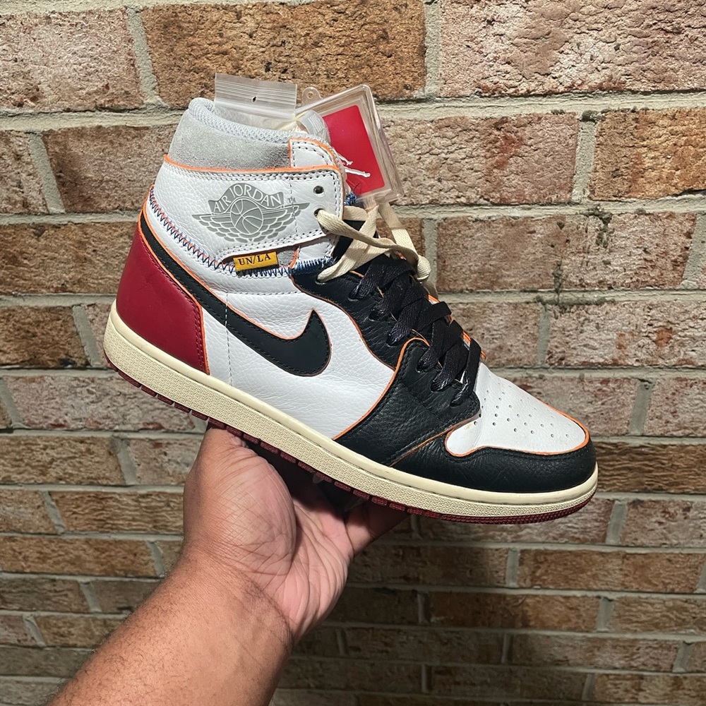 Jordan 1 Union Los Angeles“black toe” size 10 with OG box read description.